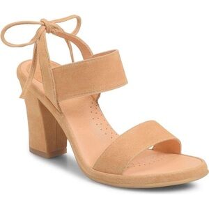 Ono Tan Suede Women's Block Heels size 8